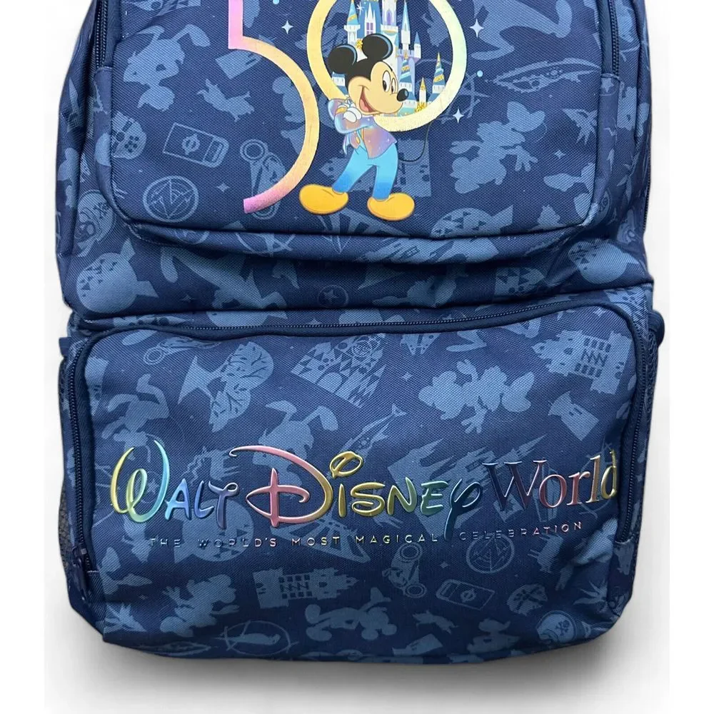 Walt Disney World Parks‎ 50th Anniversary Mickey Mouse Backpack Cooler Full Size